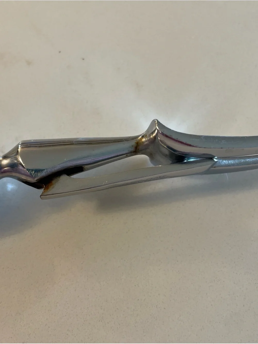 Stag-Handle Carving Fork - Natural Brown Antler Handle